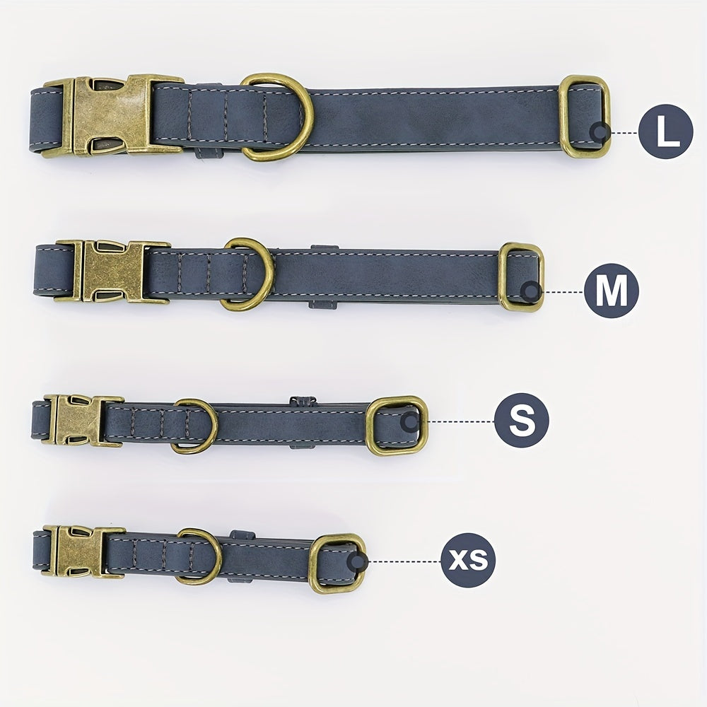 Collier pour chier en cuir personnalisé