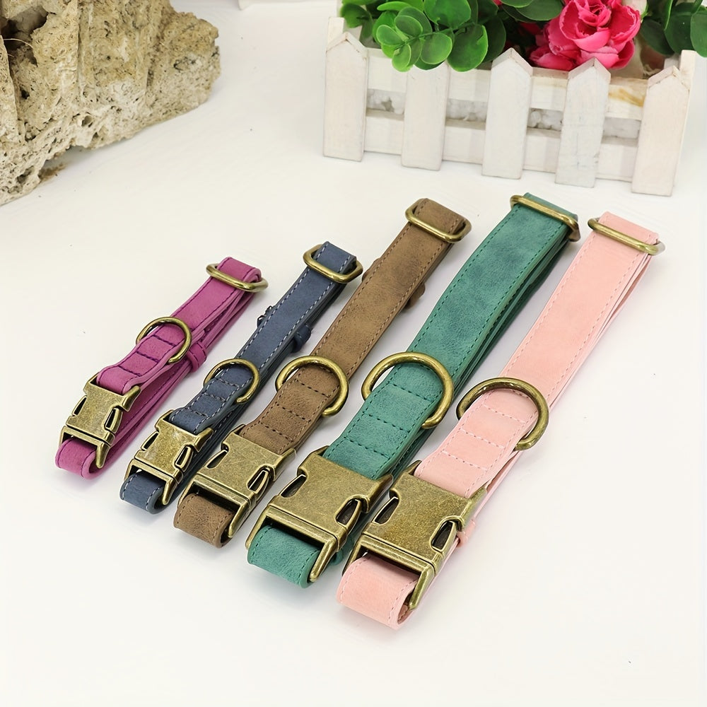 Collier pour chier en cuir personnalisé