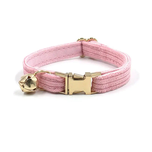 Collier Pour Chat Personnalisable II Rose Bonbon