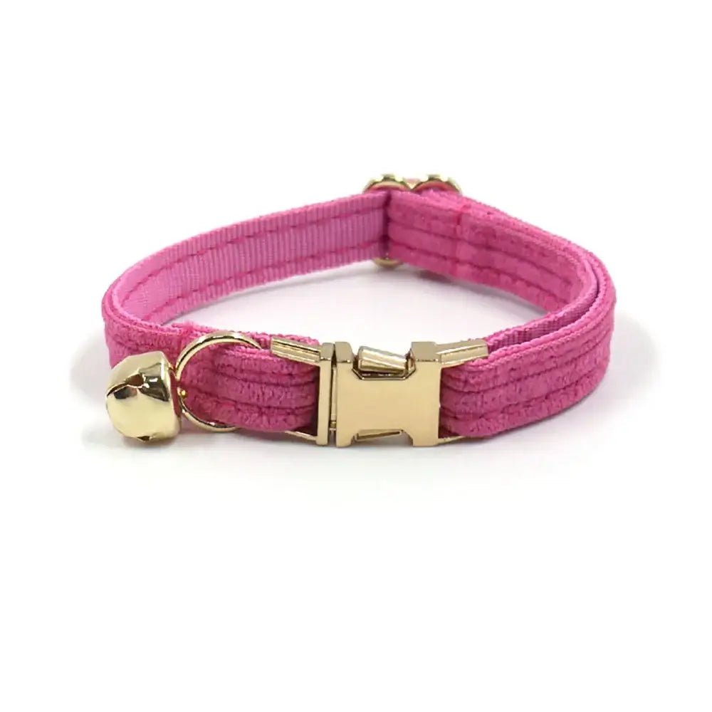 Collier Pour Chat Personnalisable II Rose foncé