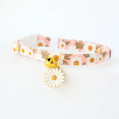 collier pour chat tournesol