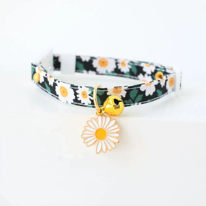 collier pour chat tournesol